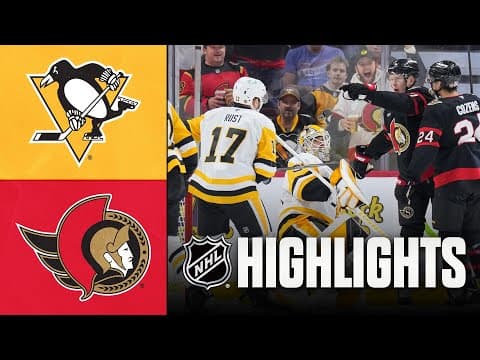 Penguins vs. Senators | NHL Highlights | December 18, 2025