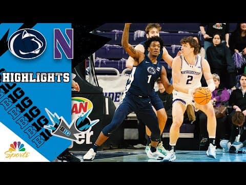 Penn State vs. Northwestern | COLLEGE BASKETBALL HIGHLIGHTS | 1/29/26 | NBC Sports