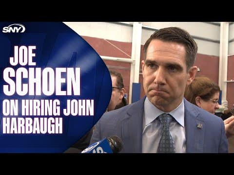 Joe Schoen on getting to 'collaborate' with Giants' head coach John Harbaugh