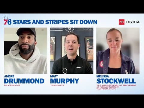 Melissa Stockwell’s Incredible Journey: 76ers Military Appreciation Spotlight with Andre Drummond