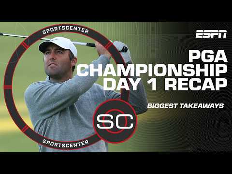 DAY ONE OF THE PGA CHAMPIONSHIP IN THE BOOKS 📚 SportsCenter recaps opening day | Golf on ESPN