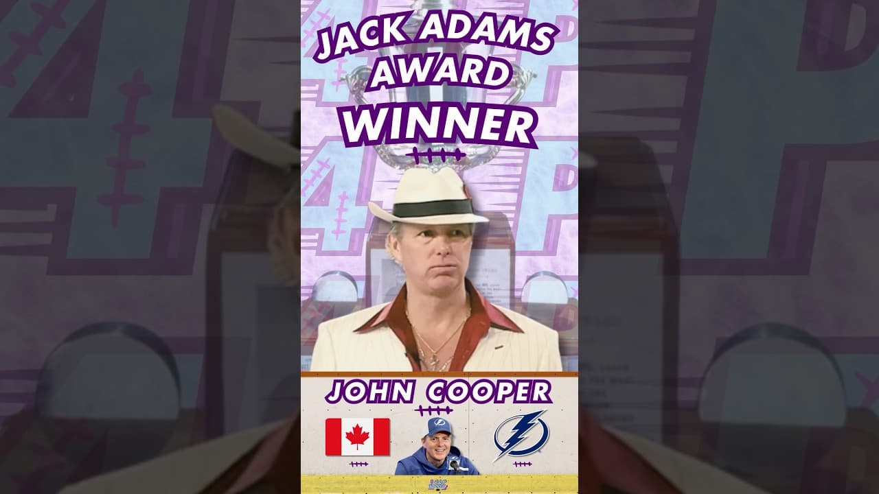 JOHN MEETS JACK 🤝 #nhlaward #hockeyshorts #nhl #hockey #nhlshorts #tampabaylightning #johncooper
