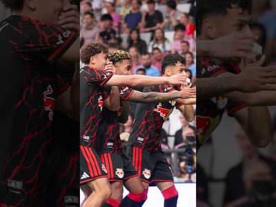 Wha was better, the goal or the celly? 🤿 #rbny #mls #soccer #scuba