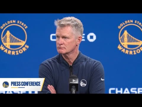 Steve Kerr Recaps Warriors Loss to Raptors | Jan. 20, 2026