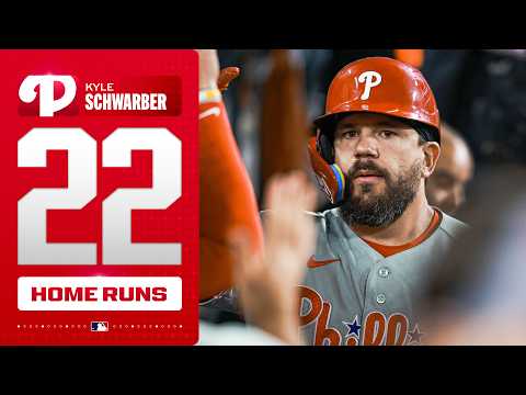 Kyle Schwarber's MLB-leading 22nd home run of 2026! 💥 | MLB Highlights