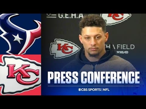 Patrick Mahomes & Andy Reid discuss the Chiefs offensive struggles against the Texans on SNF