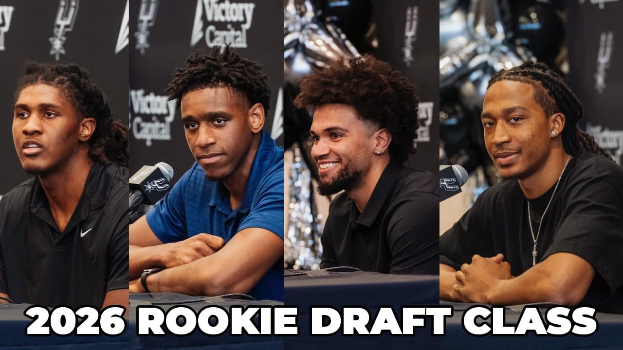 Meet the Spurs 2026 Draft Class - Welcome Press Conference