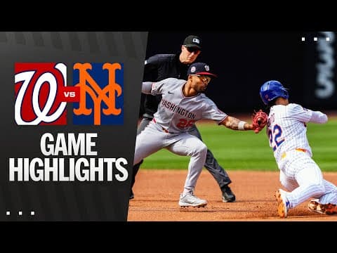 Nationals vs. Mets Game Highlights (9/21/25) | MLB Highlights