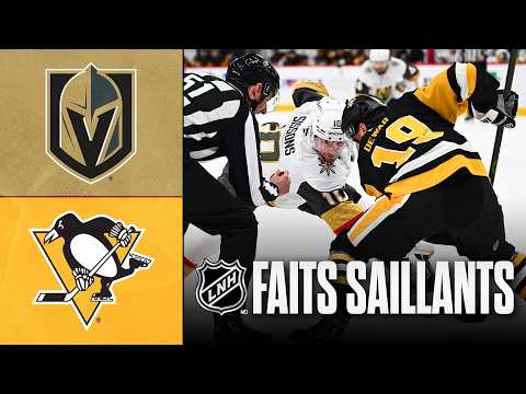 Golden Knights vs Penguins 1/03/26 | Faits saillants