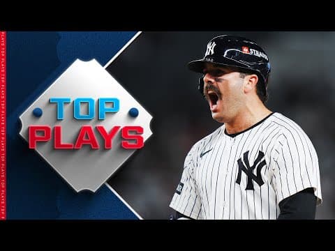 Top MLB Plays of 10/1/25 (Dodgers advance, clutch hit for Yankees by Austin Wells, and MORE!)