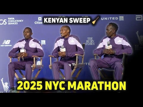 Kenyan Sweep | NYC Marathon Men's Podium Press Conference