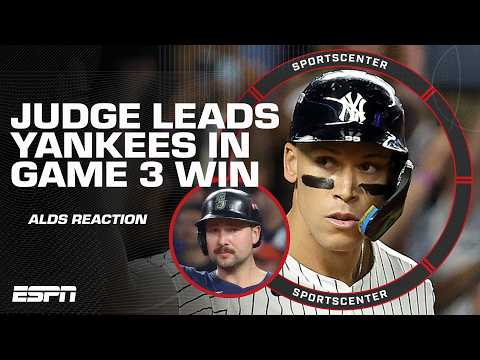ALDS GAME 3 REACTION ⚾️ Yankees avoid sweep vs. Blue Jays & Mariners take 2-1 lead | SportsCenter