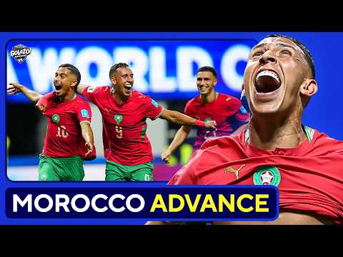 Morocco score FOUR to Advance to World Cup Knockout Rounds