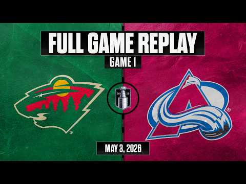 15-Goal Game to open the Series! Wild vs. Avalanche | Full Game Replay | May 3, 2026