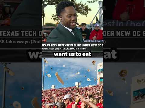 Texas Tech's WILD Tortilla Tradition Takes Over The Show!