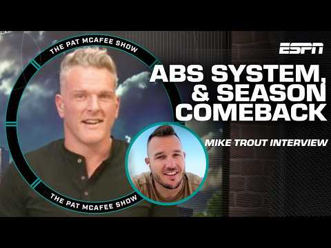 Mike Trout’s feeling great and taking care of his body in season comeback | The Pat McAfee Show