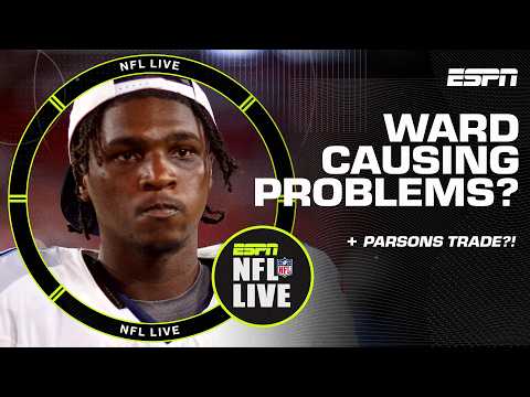 Cameron Ward & Jeffrey Simmons SCUFFLE at Titans’ practice 😳 | NFL Live