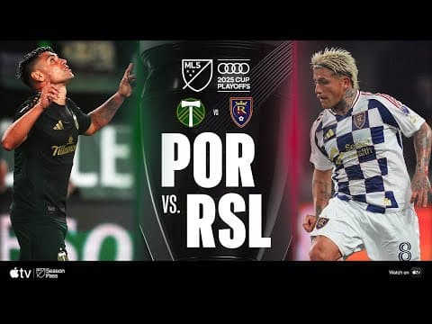 Portland Timbers vs. Real Salt Lake | Full Match Highlights | 2025 Audi MLS Cup Playoffs