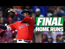 Hall of Famers belting their LAST home runs