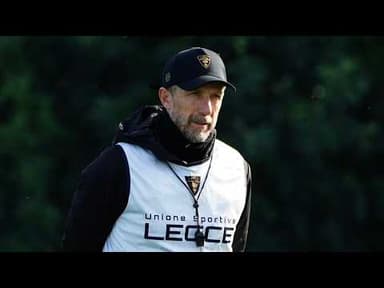 Mister Di Francesco presenta Como-Lecce