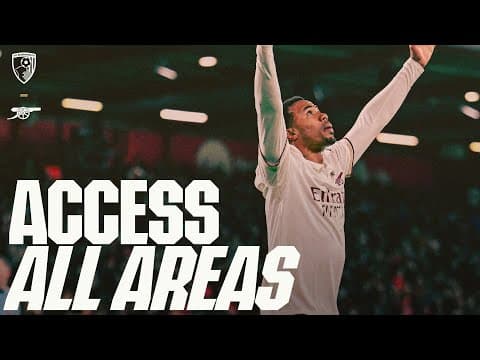 FIVE-GOAL THRILLER! | ACCESS ALL AREAS | AFC Bournemouth v Arsenal (2-3) | Gabriel, Rice x2 | EPL