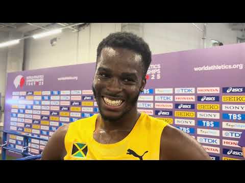 Jamaica's Bovel McPherson Reacts to 44.51 PB in 400m Heats at 2025 Tokyo World Championships