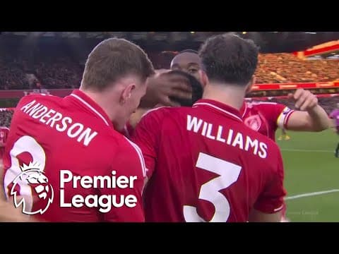 Morgan Gibbs-White brings Nottingham Forest level with Man United | Premier League | NBC Sports