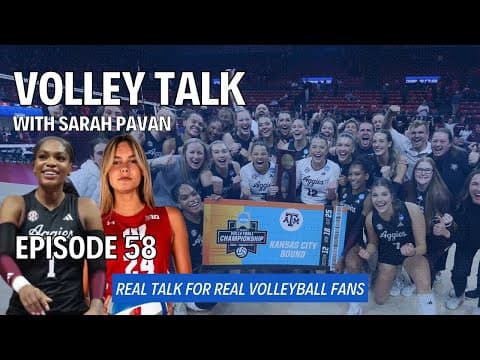 2025 Women's NCAA Volleyball Final Four is Set, Texas A&M Shocks Nebraska