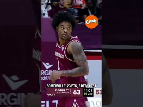 Everything was falling for Martin Somerville 🎯 #floridastate #collegebasketball #accbasketball #cbb