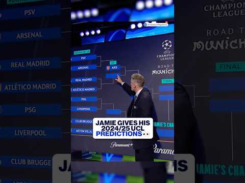 An El Clásico final! 🤯 Jamie Carragher gives his 2024/25 UCL predictions | CBS Sports Golazo