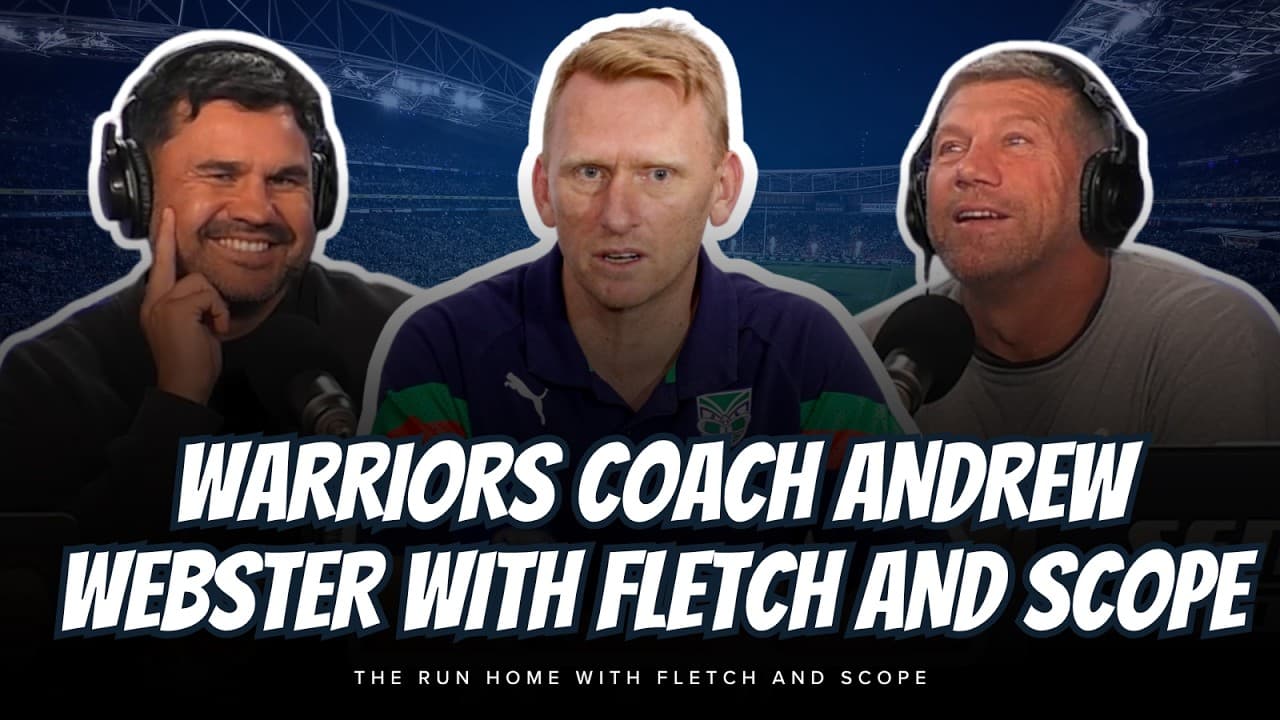 #NRL | NZ Warriors coach Andrew Webster on Luke Metcalf, RTS, and the Wahs premiership chances!