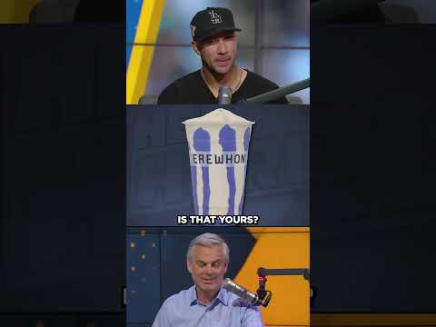 #JackFlaherty is full-blown L.A. 🍵💙 #erewhon #Dodgers #MLB