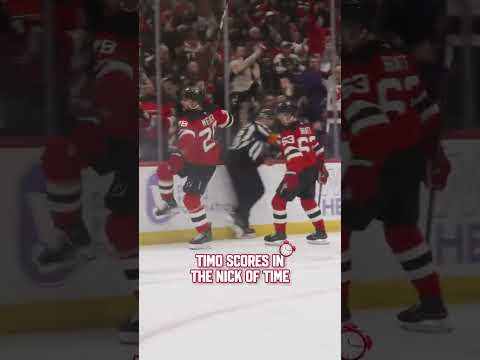 Timo Time no matter the time. #njdevils #timomeier #timotime #devilsvsflyers #NHL