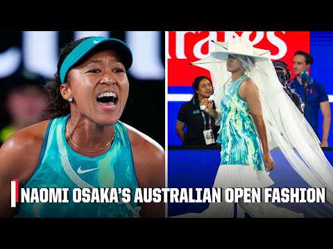 Naomi Osaka breaks down her jellyfish-inspired tennis dress 🪼 TO ROUND 2 ➡️ | 2026 Australian Open