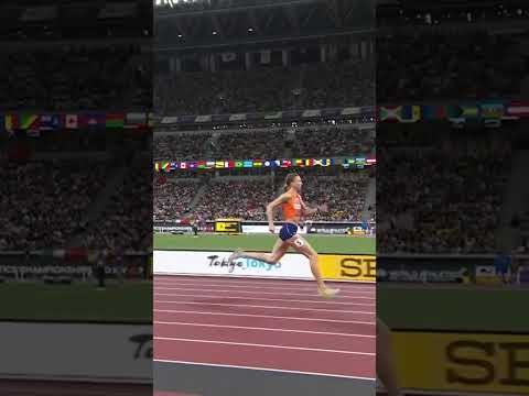 Femke Bol retains 400m hurdles gold with 51.54 world lead ✨#worldathleticschamps #netherlands #run