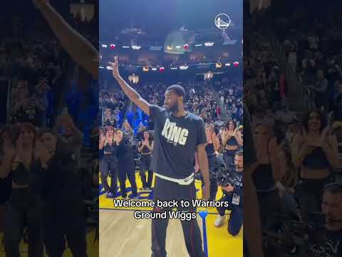 Andrew Wiggins Receives Standing Ovation from Dub Nation | #shorts