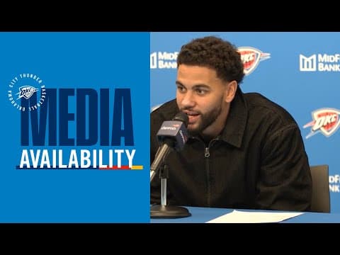 Ajay Mitchell on learning from his teammates | Post Game Media | November 19, 2025