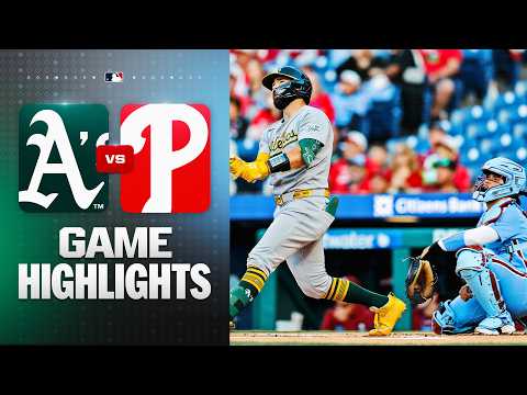 A's vs. Phillies Game Highlights (5/7/26) | MLB Highlights