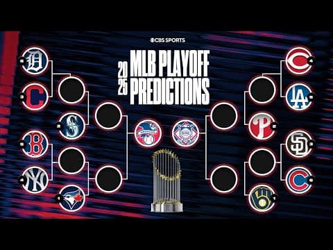 Former player predicts AL & NL winners, crowns a World Series champ 🏆 | 2025 MLB Playoff Predictions
