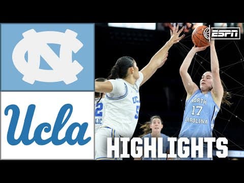 North Carolina Tar Heels vs. UCLA Bruins | Full Game Highlights | ESPN College Basketball