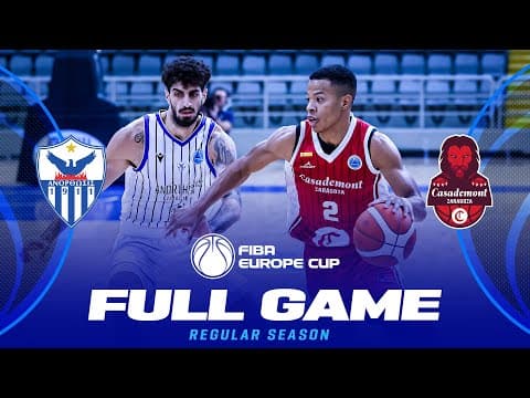 LIVE - Anorthosis Famagusta v Casademont Zaragoza | FIBA Europe Cup 2025-26 | Regular Season