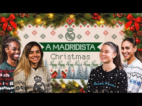 REAL MADRID CHRISTMAS ART CHALLENGE | Misa, María Méndez, Lakrar & Feller