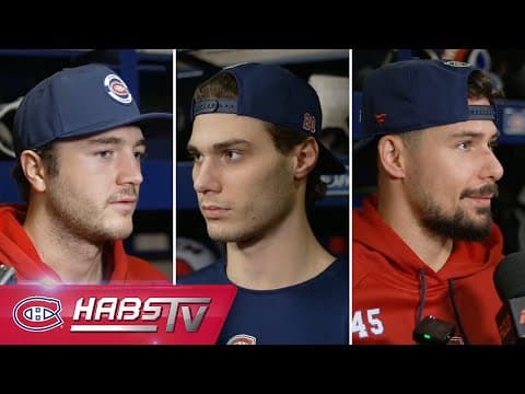 Canadiens address the media at practice | LIVE PRESS CONFERENCES