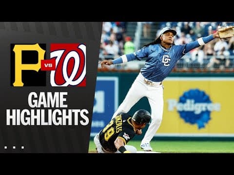 Pirates vs. Nationals Game Highlights (9/12/25) | MLB Highlights