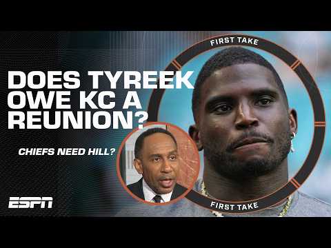 Stephen A. says Tyreek Hill OWES the Chiefs a reunion after leaving for Miami 👀 | First Take
