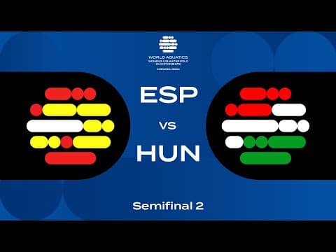 Semi-Final 2 | Spain vs Hungary | World Aquatics Women’s U18 Water Polo Championships 2024