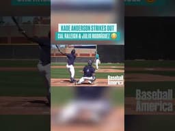 Kade Anderson carved through a pair of elite hitters 👀 #mlb #mariners