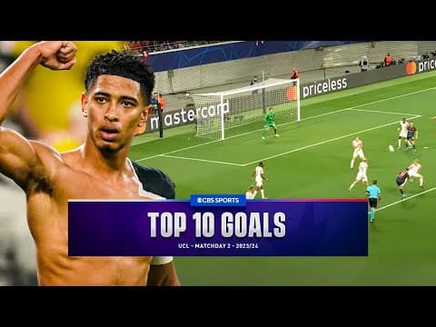 UCL Top 10 Goals of Matchday 2 - 2023/24 | CBS Sports Golazo