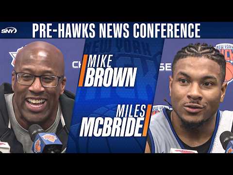 Mike Brown and Miles McBride talk selfless Knicks, playoff redemption, the noise at MSG