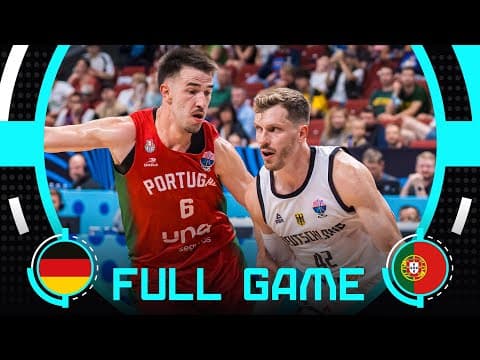 Round of 16 | Germany v Portugal | Full Basketball Game | FIBA EuroBasket 2025